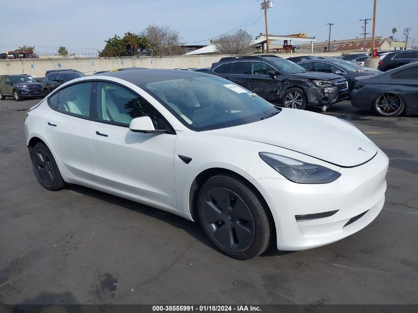 2022 TESLA MODEL 3 REAR-WHEEL DRIVE - 5YJ3E1EA5NF328982