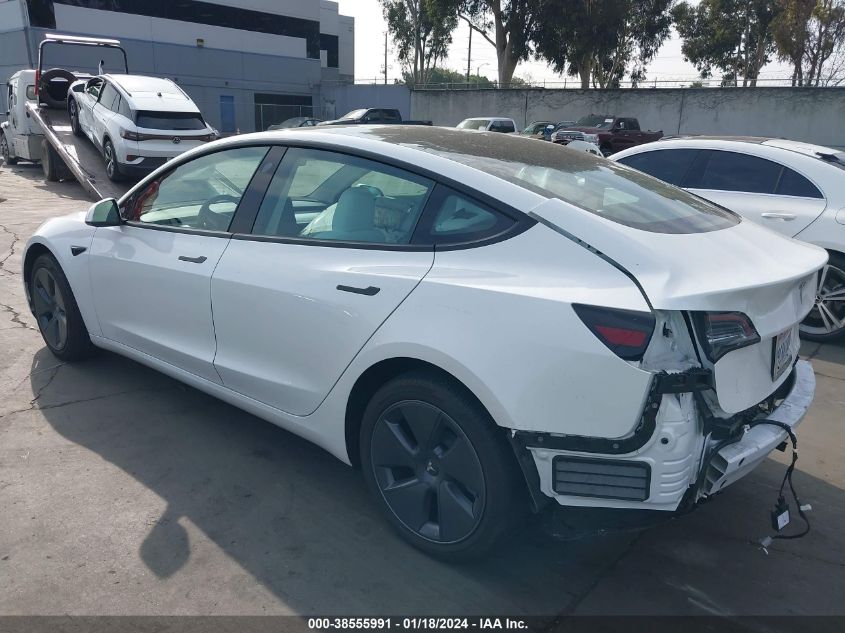 2022 TESLA MODEL 3 REAR-WHEEL DRIVE - 5YJ3E1EA5NF328982