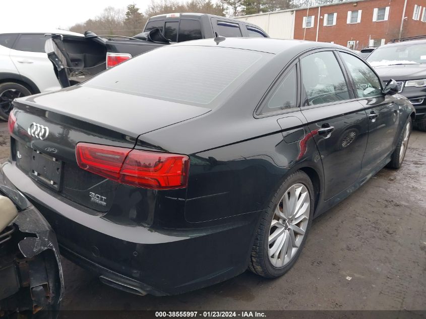 2016 AUDI A6 3.0T PREMIUM PLUS - WAUHGAFC3GN163287