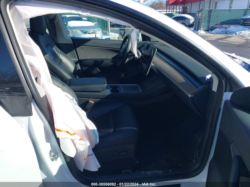 VIN 7SAYGDEF7NF308409 2022 TESLA MODEL Y