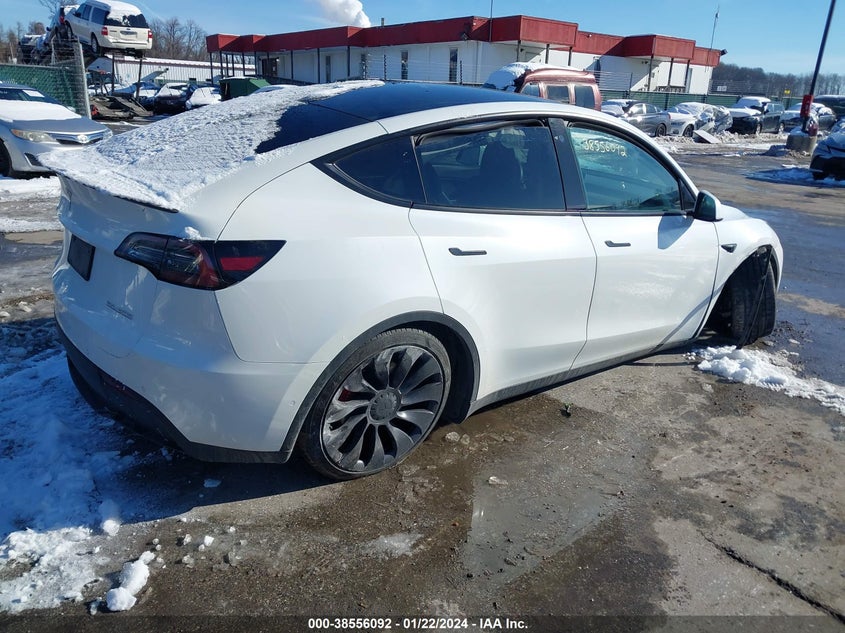 VIN 7SAYGDEF7NF308409 2022 TESLA MODEL Y