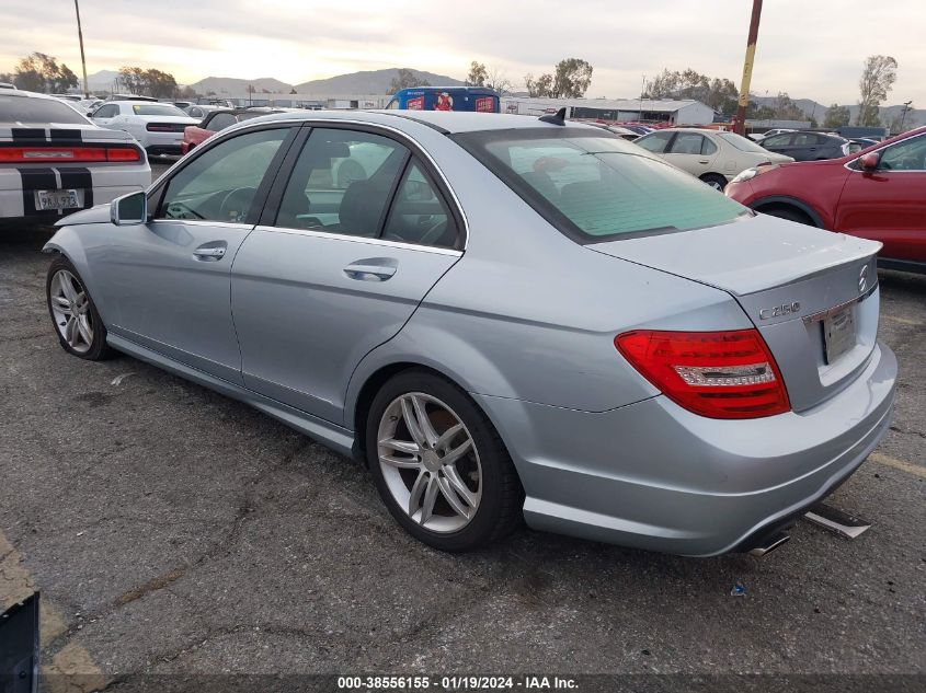 2013 MERCEDES-BENZ C 250 - WDDGF4HB4DA813549