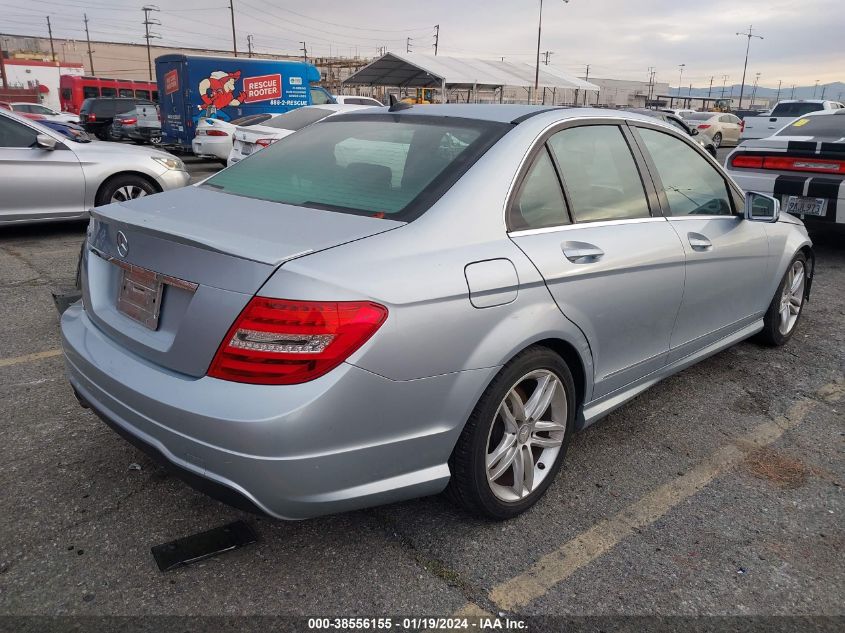 2013 MERCEDES-BENZ C 250 - WDDGF4HB4DA813549