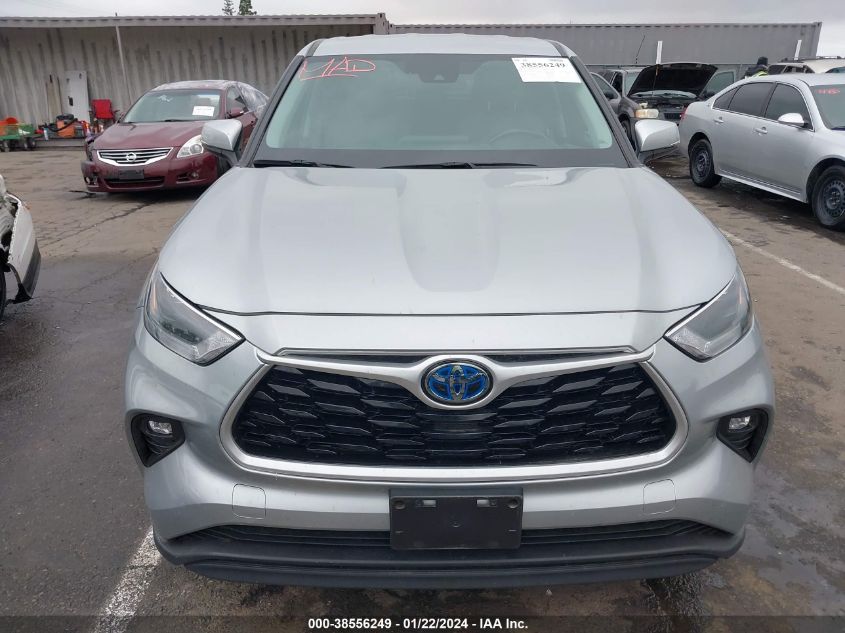 2021 TOYOTA HIGHLANDER HYBRID LE - 5TDBBRCH7MS514374