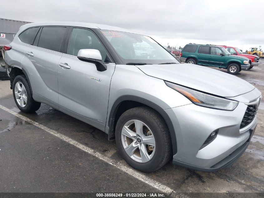 2021 TOYOTA HIGHLANDER HYBRID LE - 5TDBBRCH7MS514374