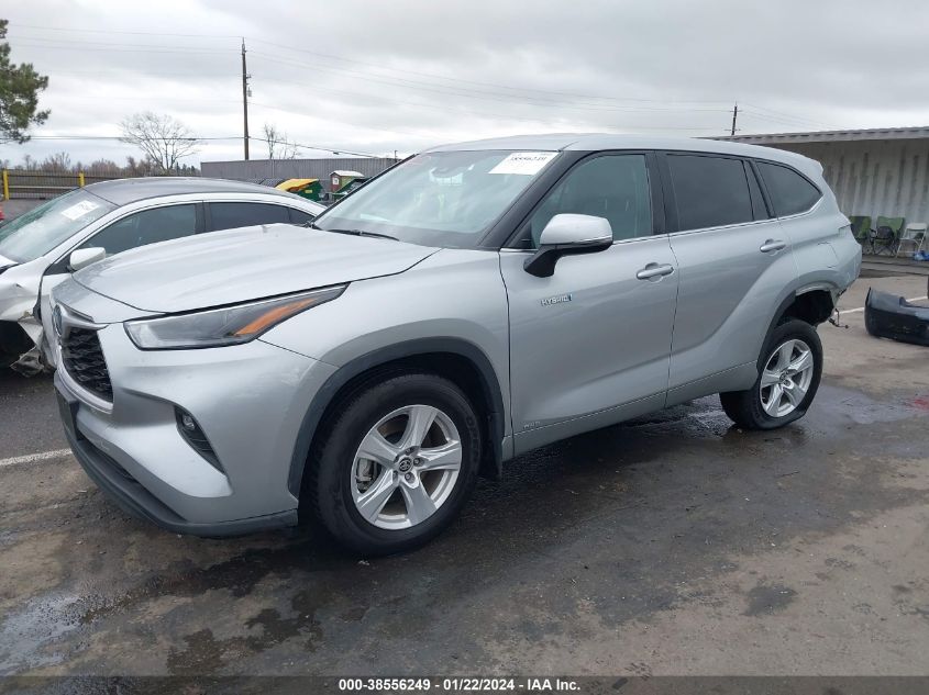 2021 TOYOTA HIGHLANDER HYBRID LE - 5TDBBRCH7MS514374