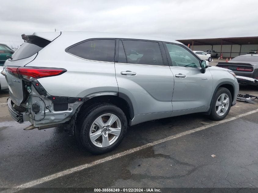 2021 TOYOTA HIGHLANDER HYBRID LE - 5TDBBRCH7MS514374