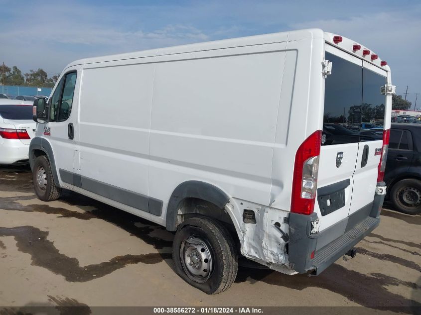 2017 RAM PROMASTER 1500 LOW ROOF 136 WB - 3C6TRVAG3HE525799