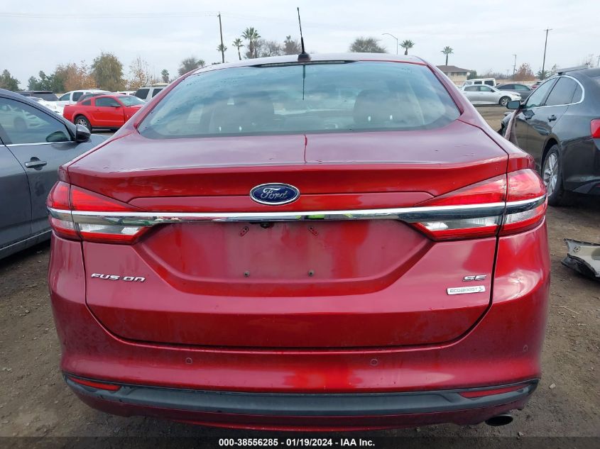 2017 FORD FUSION SE - 3FA6P0HD7HR277470