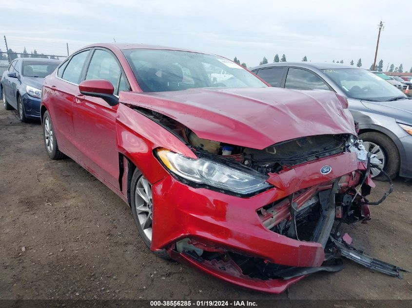 2017 FORD FUSION SE - 3FA6P0HD7HR277470