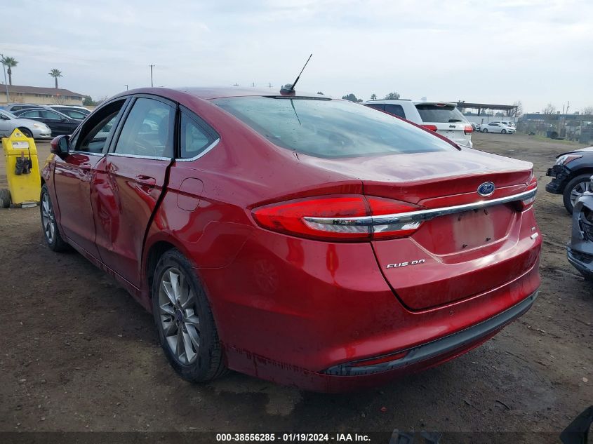 2017 FORD FUSION SE - 3FA6P0HD7HR277470