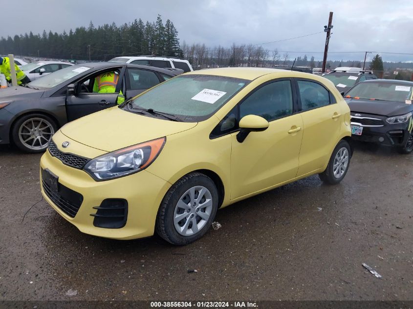 2016 KIA RIO LX - KNADM5A38G6676566