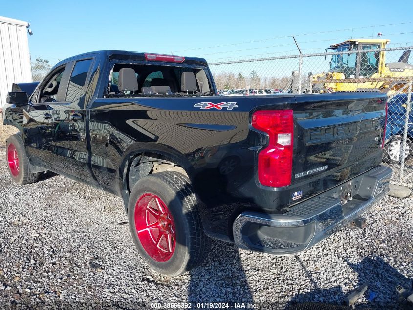 2021 CHEVROLET SILVERADO 1500 4WD DOUBLE CAB STANDARD BED LT - 1GCRYDED1MZ134357