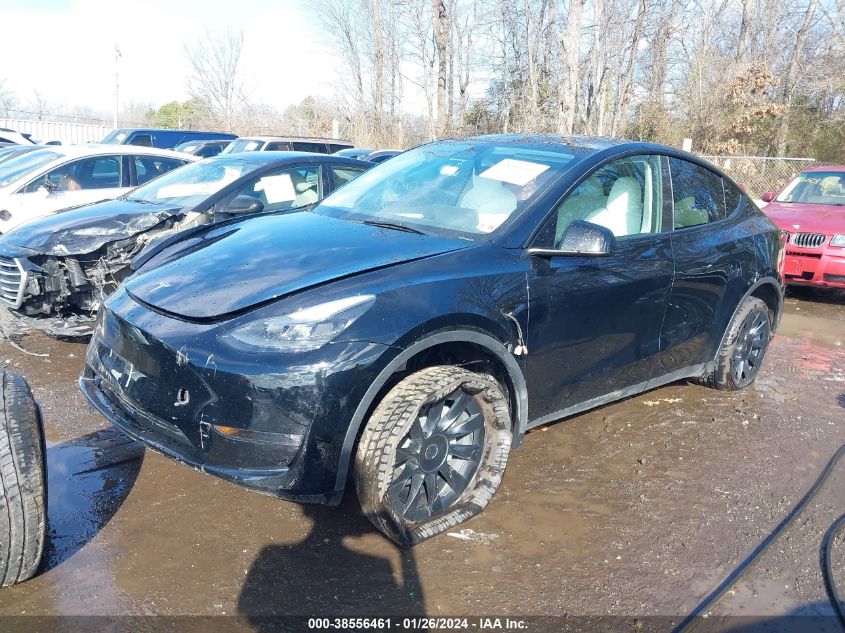 2023 TESLA MODEL Y AWD/LONG RANGE DUAL MOTOR ALL-WHEEL DRIVE - 7SAYGAEE4PF691735