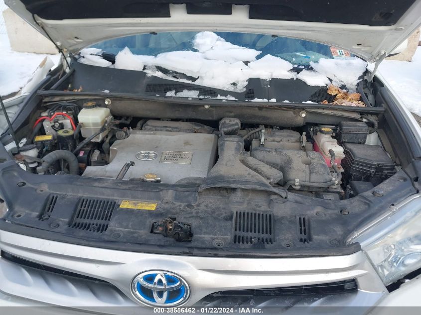 2013 TOYOTA HIGHLANDER HYBRID BASE V6 JTEBC3EH8D2018509