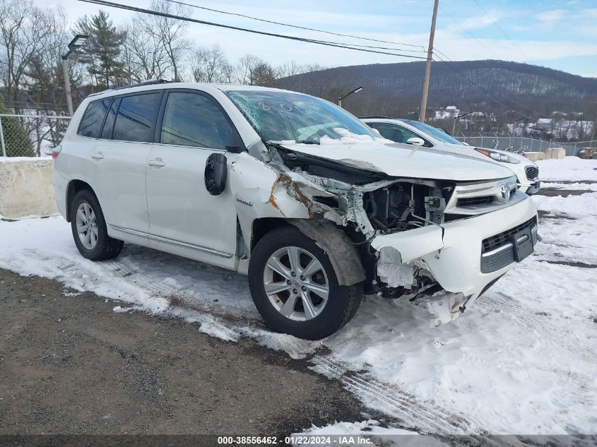2013 TOYOTA HIGHLANDER HYBRID BASE V6 JTEBC3EH8D2018509