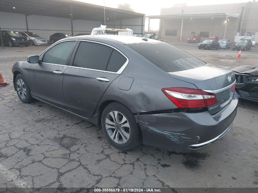 2017 HONDA ACCORD EX - 1HGCR2F76HA110268