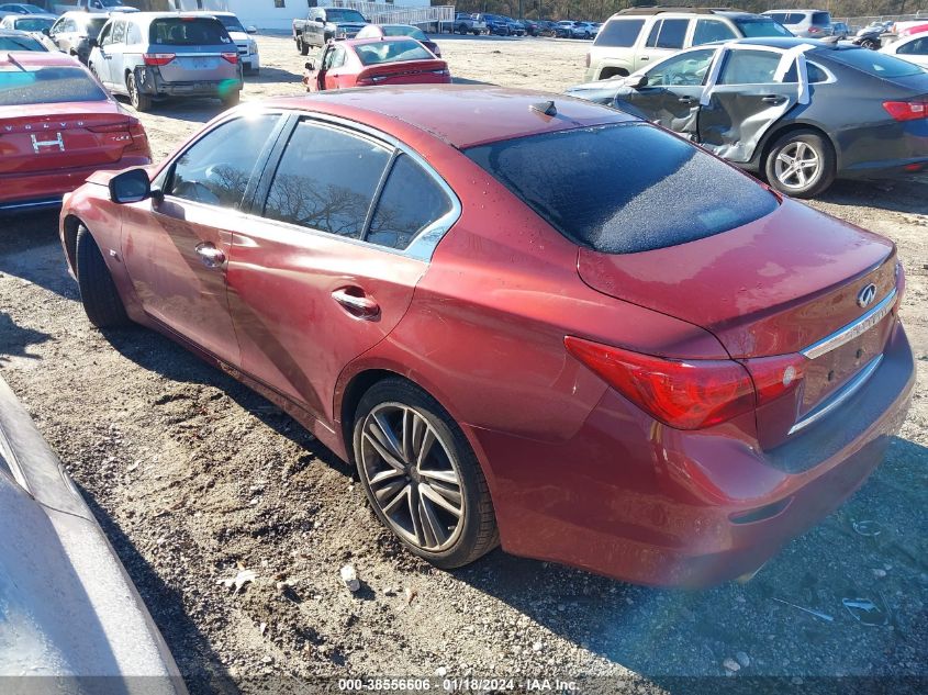 2014 INFINITI Q50 SPORT - JN1BV7AP3EM683037