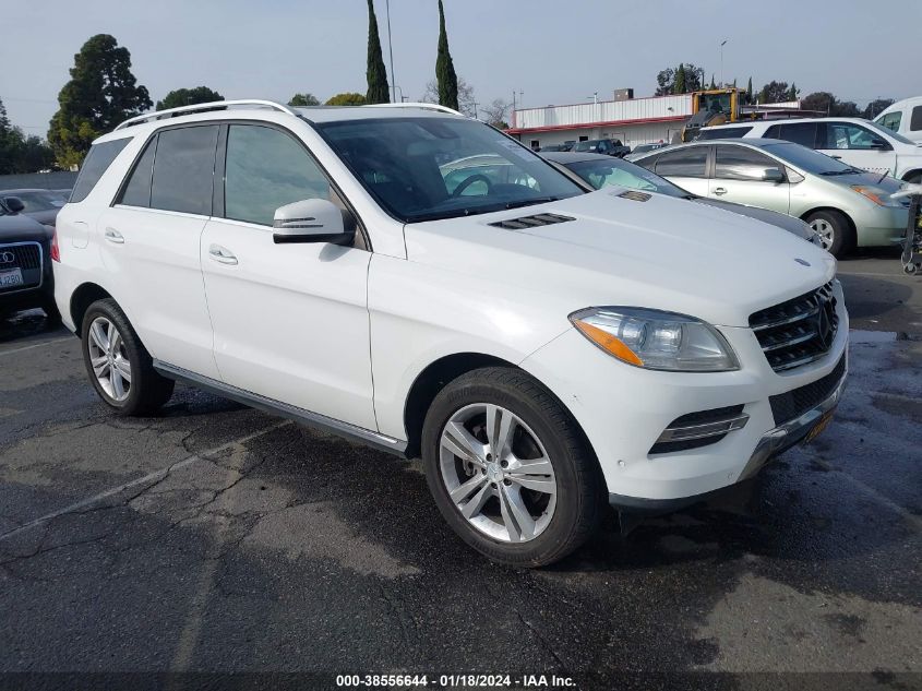 VIN 4JGDA5JB8EA284907 2014 MERCEDES-BENZ ML 350 no.1