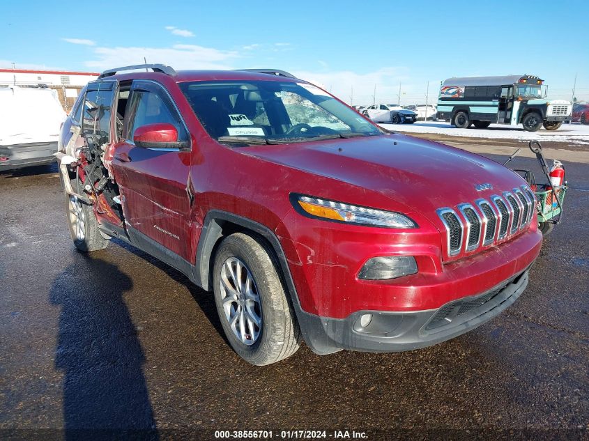 Lot #2525413421 2017 JEEP CHEROKEE LATITUDE 4X4 salvage car