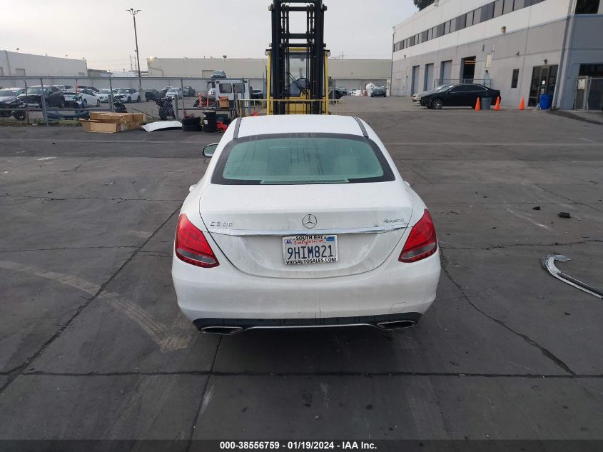 2015 MERCEDES-BENZ C 300 4MATIC/LUXURY 4MATIC/SPORT 4MATIC - 55SWF4KB7FU085376