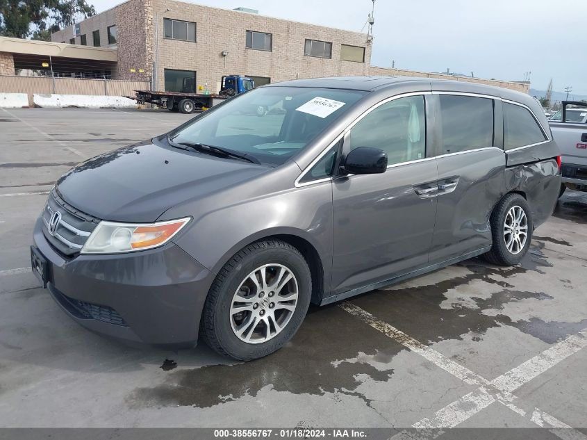2013 HONDA ODYSSEY EX-L - 5FNRL5H61DB068822