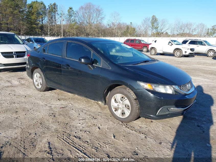 2013 HONDA CIVIC LX - 19XFB2F51DE037266