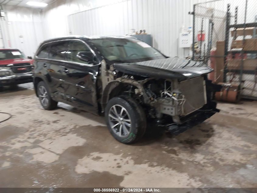 2018 TOYOTA HIGHLANDER XLE - 5TDJZRFH3JS848609