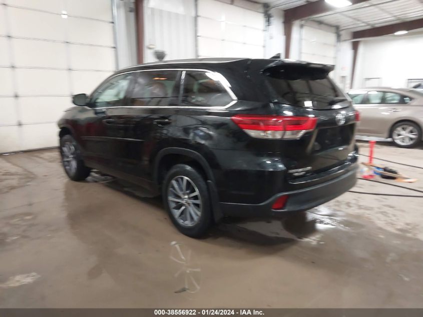 2018 TOYOTA HIGHLANDER XLE - 5TDJZRFH3JS848609