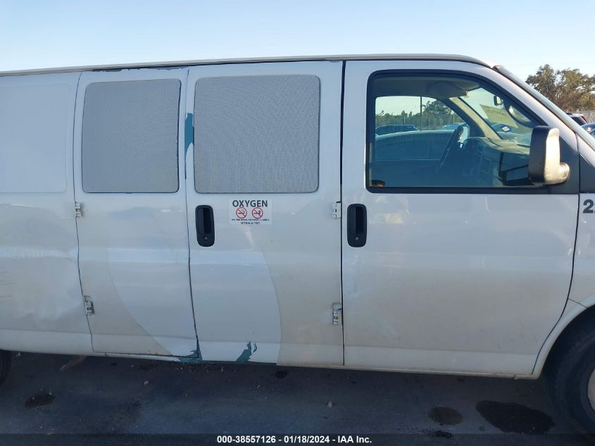 2014 CHEVROLET EXPRESS 2500 WORK VAN 1GCWGGCAXE1116777