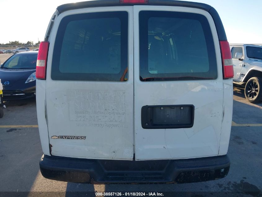 2014 CHEVROLET EXPRESS 2500 WORK VAN 1GCWGGCAXE1116777