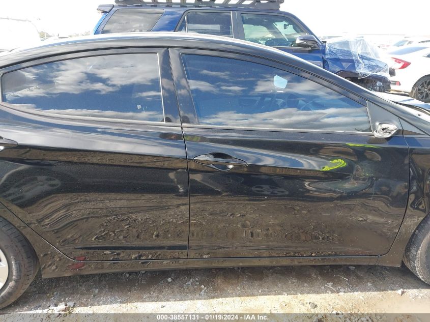 2016 HYUNDAI ELANTRA SE - KMHDH4AEXGU645779