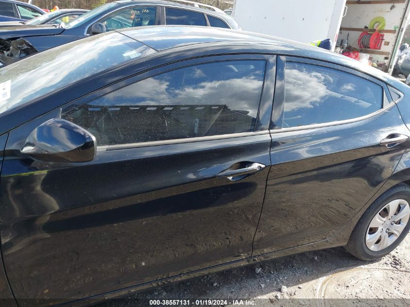2016 HYUNDAI ELANTRA SE - KMHDH4AEXGU645779