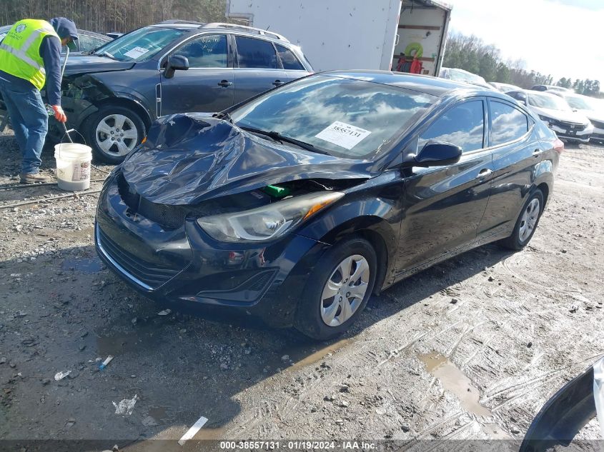 2016 HYUNDAI ELANTRA SE - KMHDH4AEXGU645779