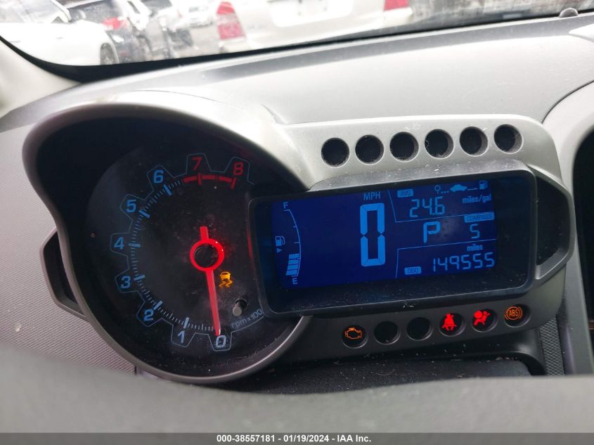 2013 CHEVROLET SONIC LT AUTO - 1G1JC6SH5D4226835