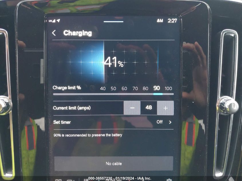2022 VOLVO XC40 RECHARGE PURE ELECTRIC P8 TWIN PLUS - YV4ED3UR9N2718305