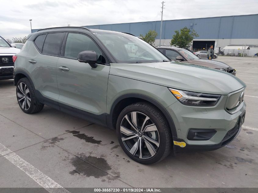 2022 VOLVO XC40 RECHARGE PURE ELECTRIC P8 TWIN PLUS YV4ED3UR9N2718305