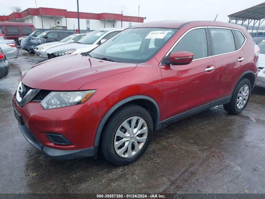 2015 NISSAN ROGUE S - KNMAT2MV0FP579567