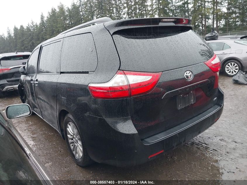 2015 TOYOTA SIENNA XLE 8 PASSENGER - 5TDYK3DC9FS552511