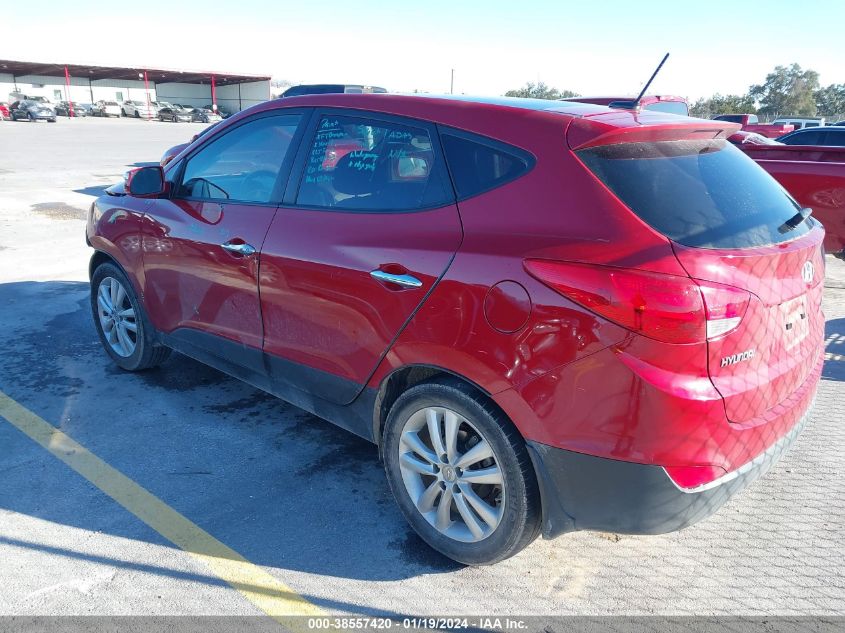 2013 HYUNDAI TUCSON LIMITED - KM8JU3AC5DU555717