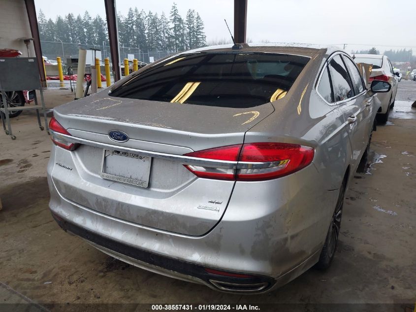 2017 FORD FUSION SE - 3FA6P0H99HR130950