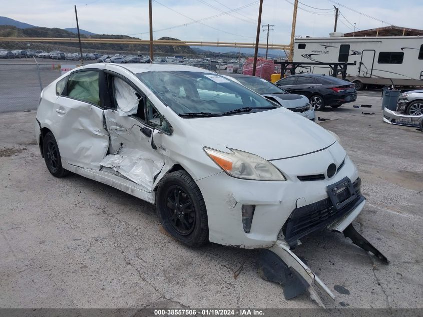 2013 TOYOTA PRIUS THREE - JTDKN3DU2D1649842