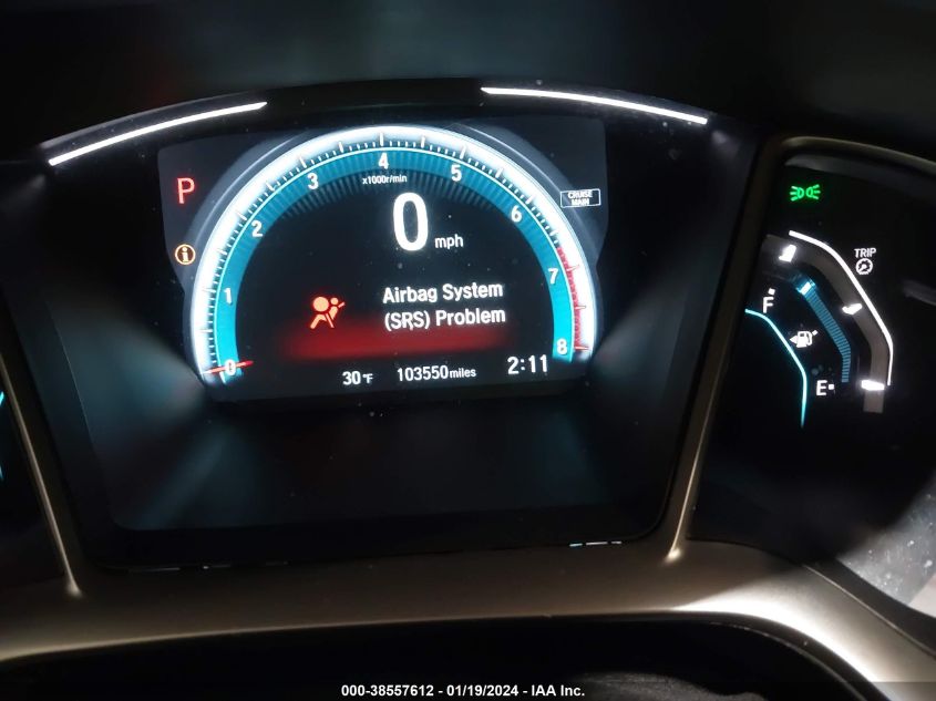 2017 HONDA CIVIC EX - 19XFC2F7XHE068651