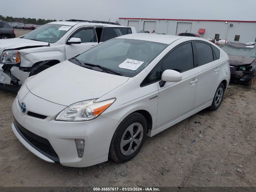 2015 TOYOTA PRIUS TWO - JTDKN3DUXF0476841
