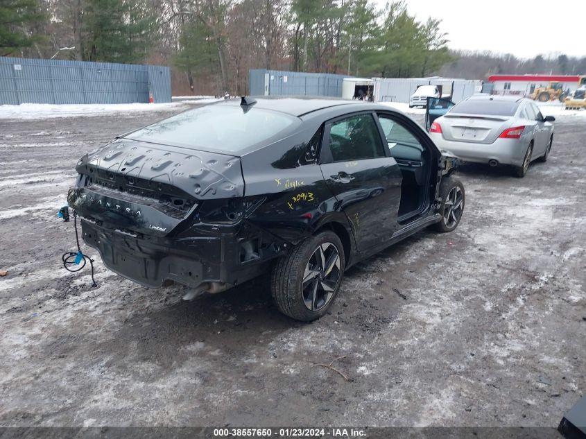 2023 HYUNDAI ELANTRA LIMITED - KMHLP4AG2PU582623