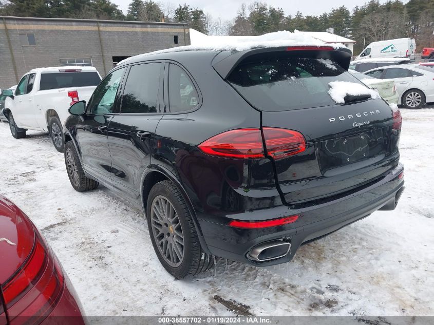 2017 PORSCHE CAYENNE - WP1AA2A21HKA89038