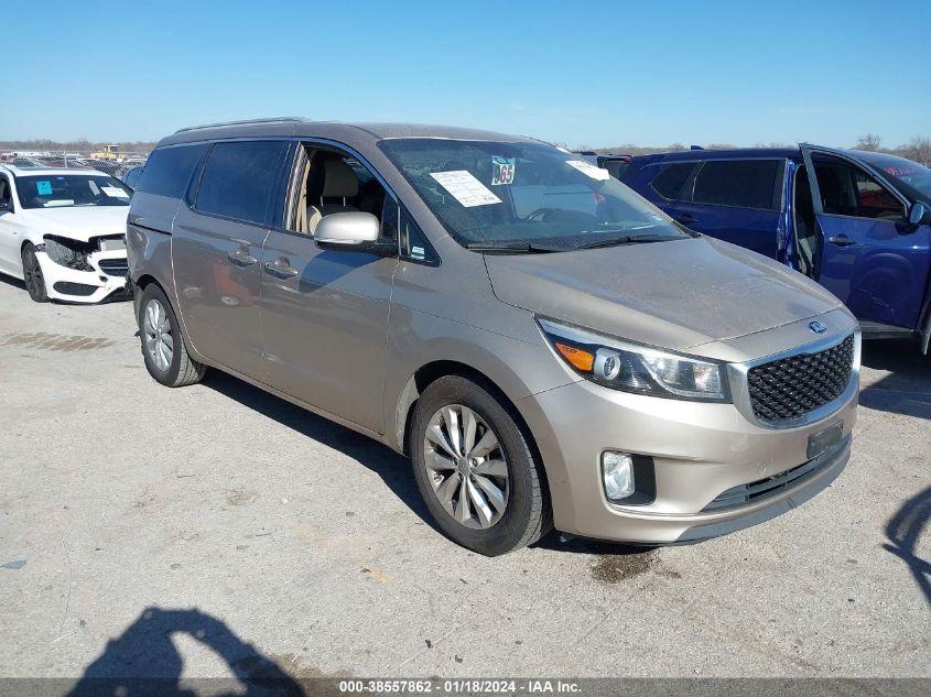 2015 KIA SEDONA EX - KNDMC5C13F6023711
