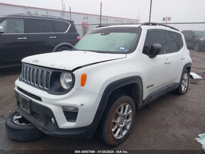 2022 JEEP RENEGADE LATITUDE - ZACNJDB17NPN98148