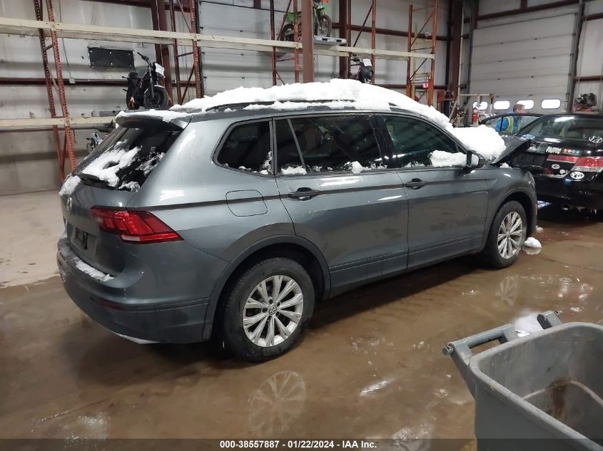 2019 VOLKSWAGEN TIGUAN S - 3VV0B7AX8KM038365