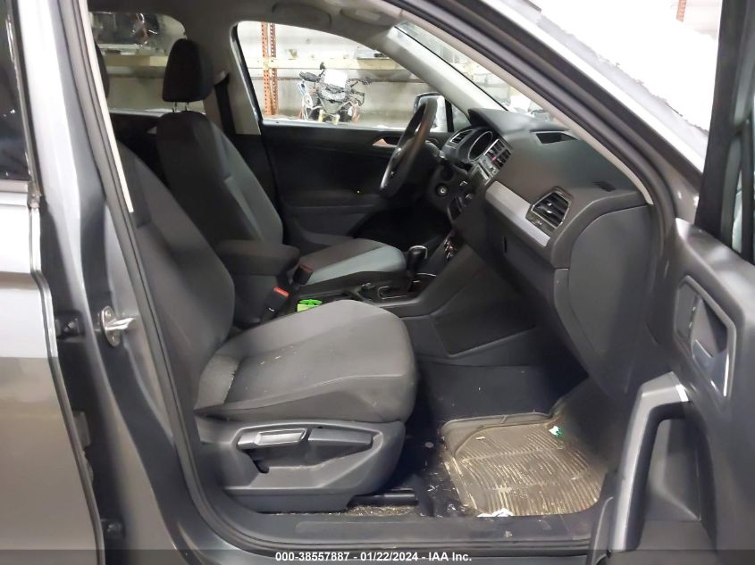 2019 VOLKSWAGEN TIGUAN S - 3VV0B7AX8KM038365